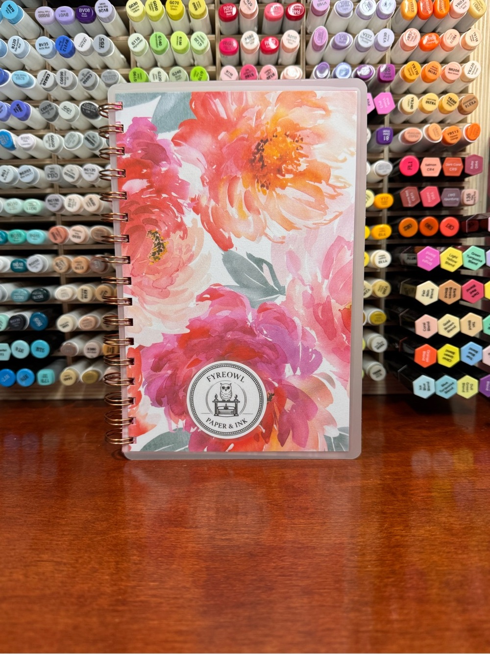 Handmade Notebook — Cream & Pink - Picture 5 of 16